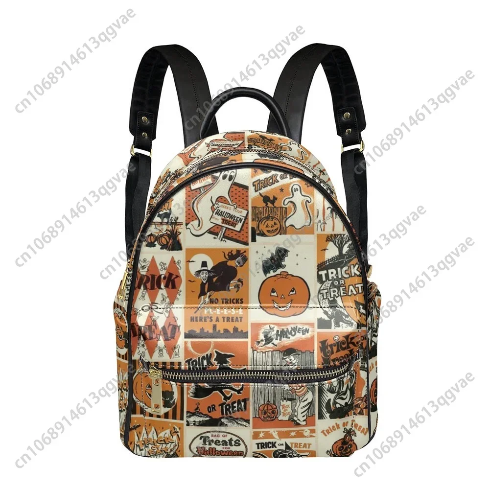 2025 Halloween Horror Carnival Backpack Womens Men Custom Double Shoulder Bag Business Travel Bookbag Rucksack Gift Daypack