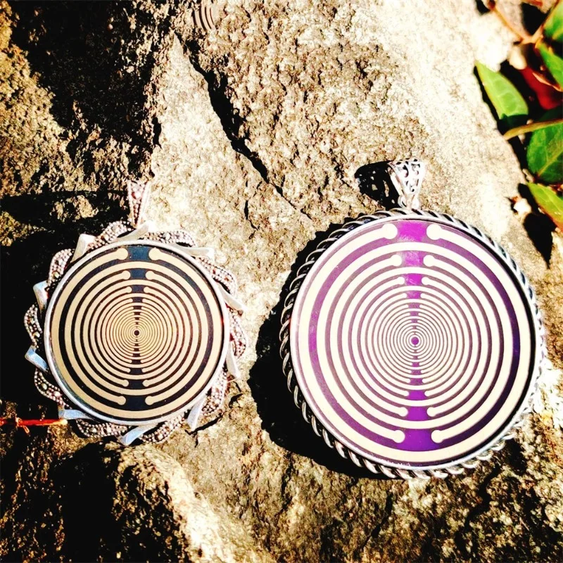 MWO Polarizing Disc Necklace Multi-Wave Oscillator Protective Pendant