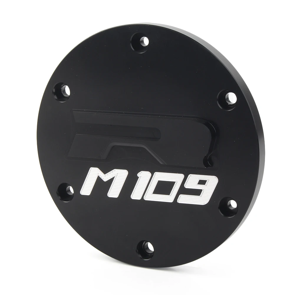 

Motocycle Side Cover Derby Cap Protector For Suzuki Boulevard M109R 2006-2022 Black/Chrome