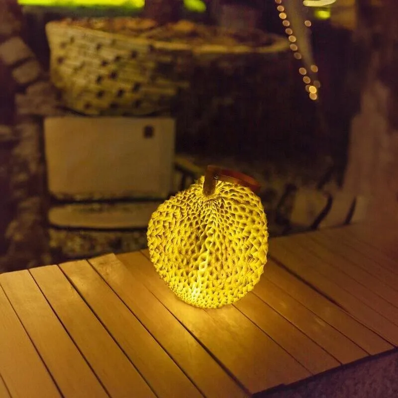 LED Fruit Decorative Light for Garden Landscape, Outdoor Artificial Durian Lamp, Courtyard Party Sculpture Lighting