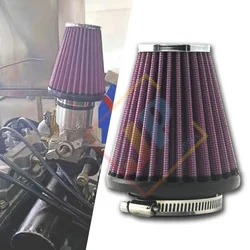 55MM 2 INCH High Flow Cool Air Intake Filter Air Filter Sport Power Cone Induction Kit Universal