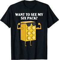 Want To See My Six Pack Bricks Lover Master Builder T-Shirt