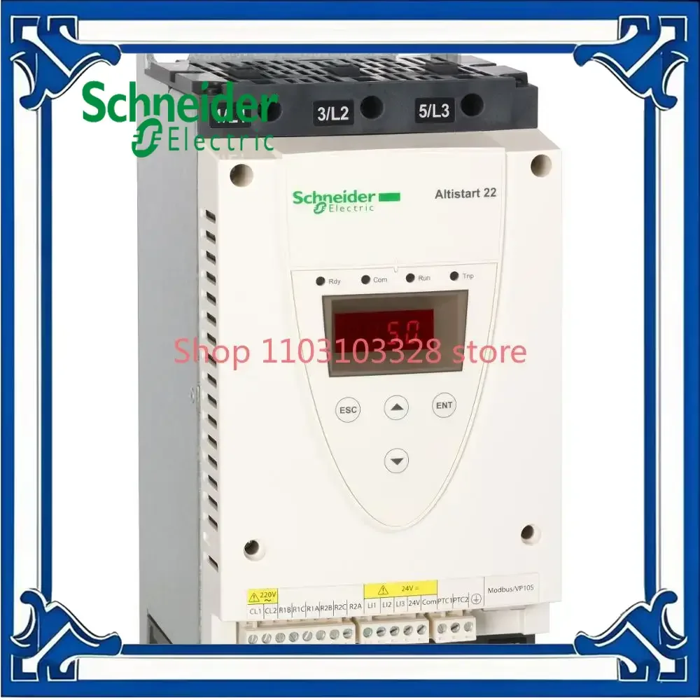 

SchneiderATS22D47Q Pump and Fan Three-Phase Asynchronous Motor Starter with Heat Sink Rated Power Supply Voltage 230-440V