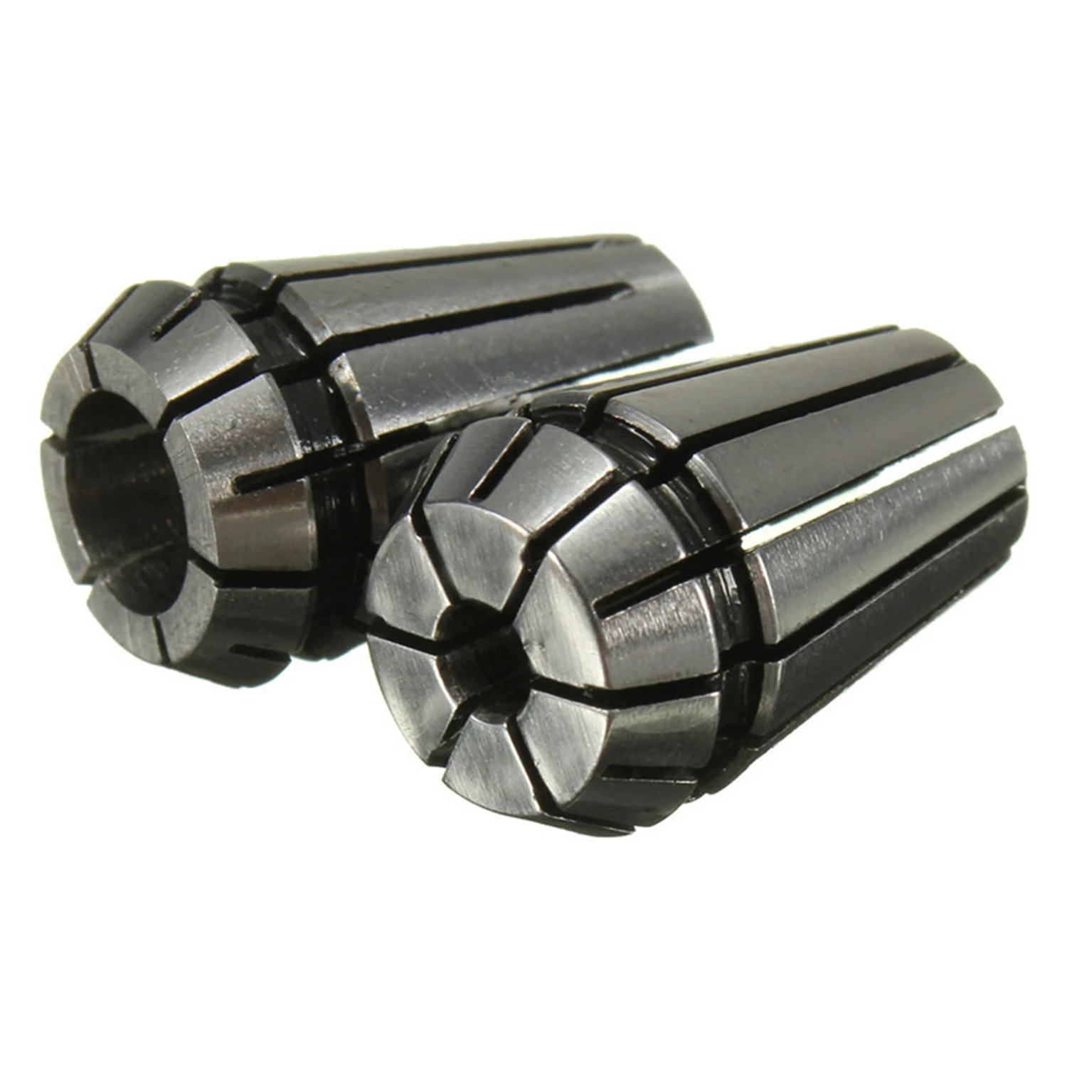 B59A 2 Set ER11 Collet Chuck Motor Shaft Extension Rod Spindle Collet Lathe Tools Holder Inner 8MM