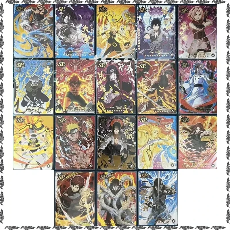 Anime NARUTO Rare SP Game Namikaze Minato Sasuke Indora Might Guy Uzumaki Naruto Tsunade Collectible Cards Birthday Toy Gift
