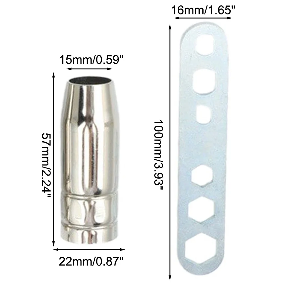 Conical Nozzle Kit MIG Welding Nozzle Welding Applications Smooth And Flat Design Conical Nozzle Consumables Kit