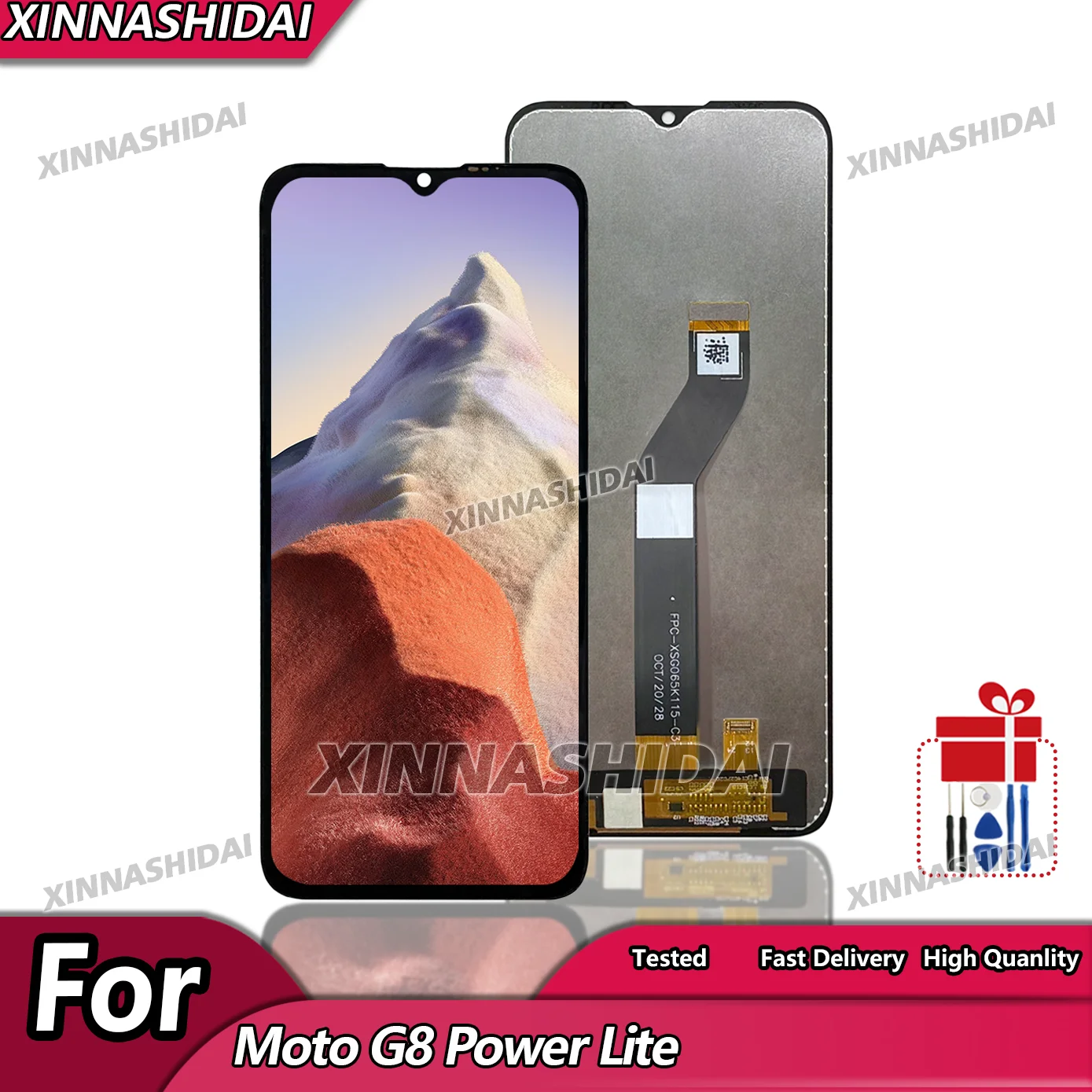 6.5'' For Motorola Moto G8 Power Lite XT2055-2 LCD Display Touch Screen Digitizer Assembly Replacement Parts.