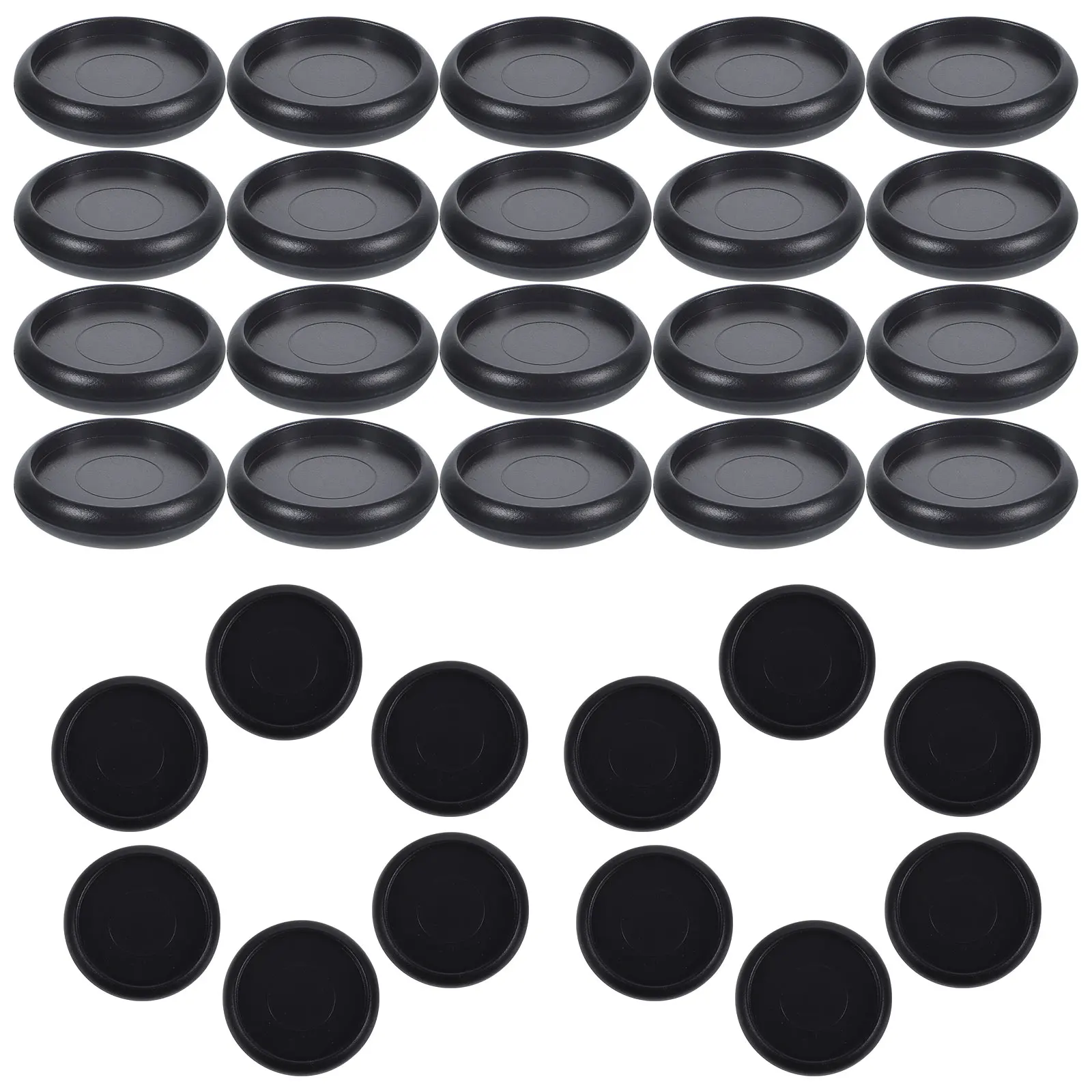 44pcs Plastic Discbound Expansion Discs Abs Binder Rings Smooth Surface Home Office School Use Loose Leaf Binding Ring