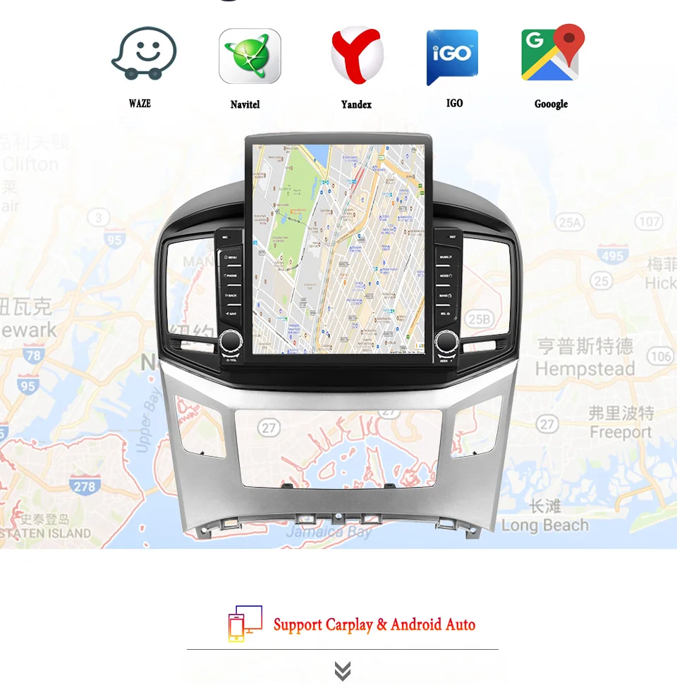 9.7’’ Car Autoradio For Hyundai H1 Grand Starex 2015+ GPS Navigation Car intelligent systems Carplay Auto Video Music Player