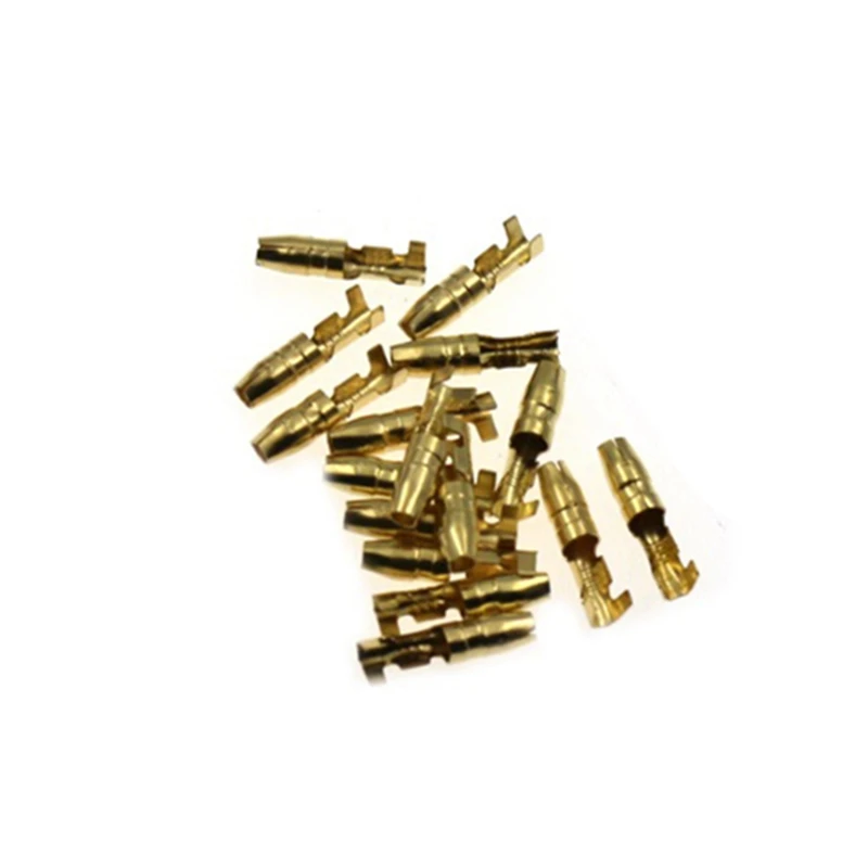 4.0 Automotive Wire Connector Diameter 4Mm Pin Group 50Sets = 200Pcs Female + Male + Shell Cold-Pressed Terminal