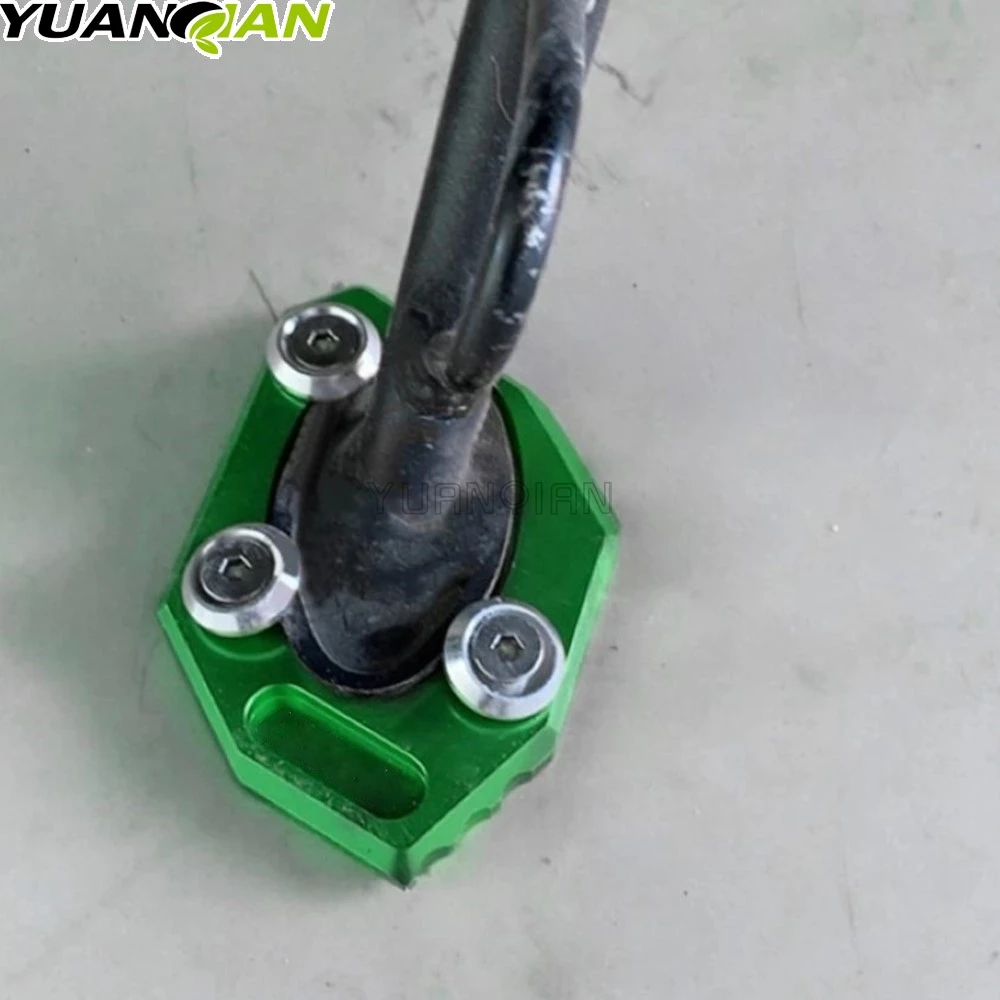 

Accessories CNC Extension Kickstand Foot Side Stand Enlarger Pad FOR Kawasaki Versys 650 2007-2009 Versys 1000 2012 2013 2014