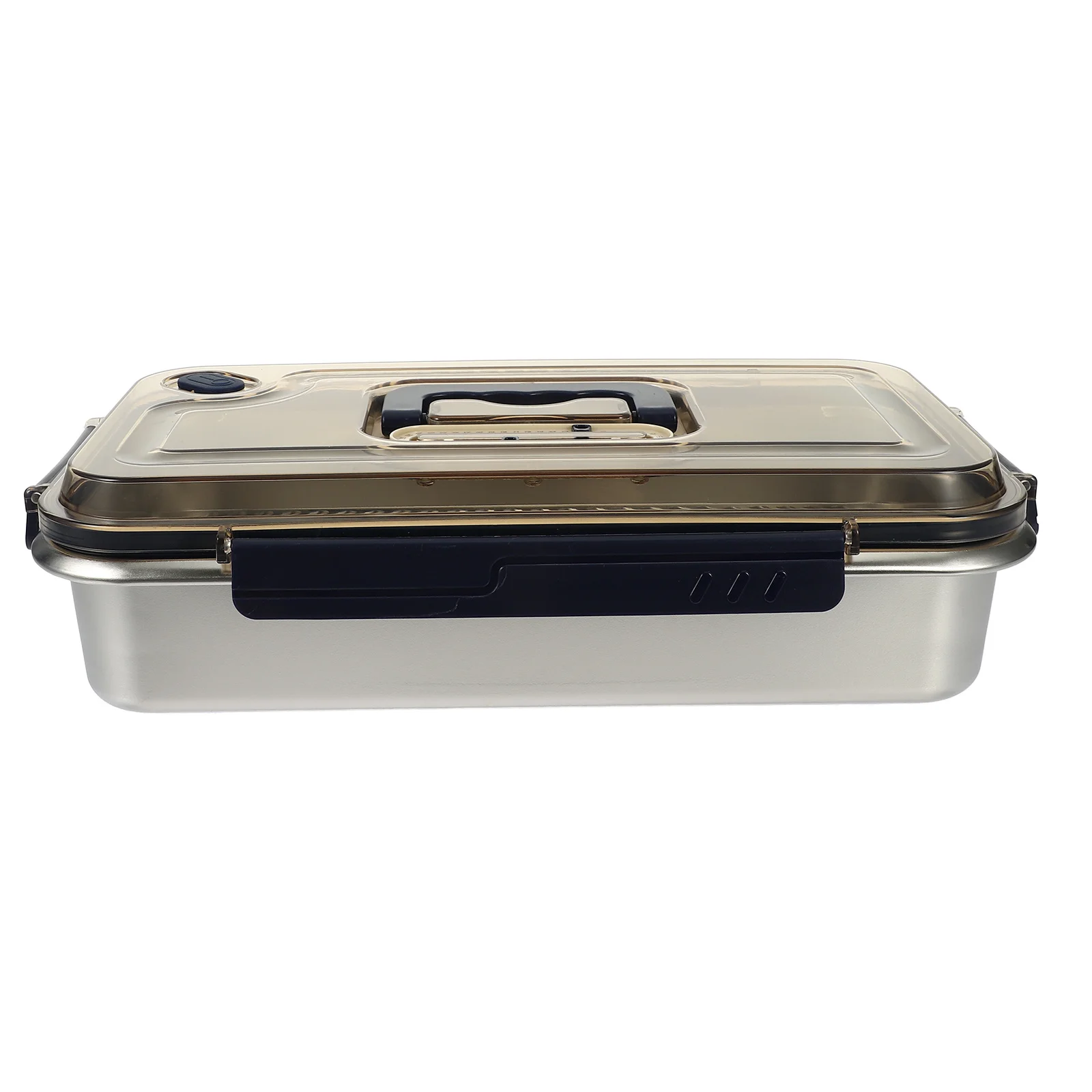 

Stainless Steel Food Preservation Box Date Memory Lid Stackable Refrigerator Container Kitchen Food Storage Case Freezer Box