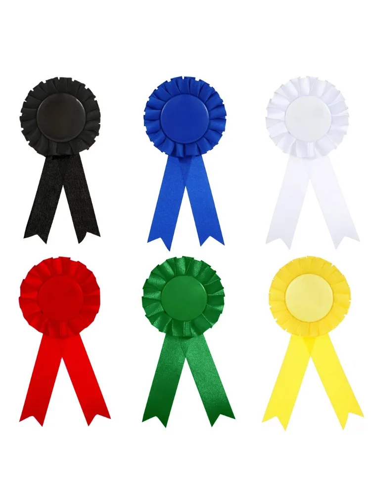 Badge vierge multicolore, 5/10 pièces, pour anniversaire, réception-cadeau pour bébé, mariage, enterrement de vie de jeune fille, Halloween, noël, carnaval, décoration scolaire