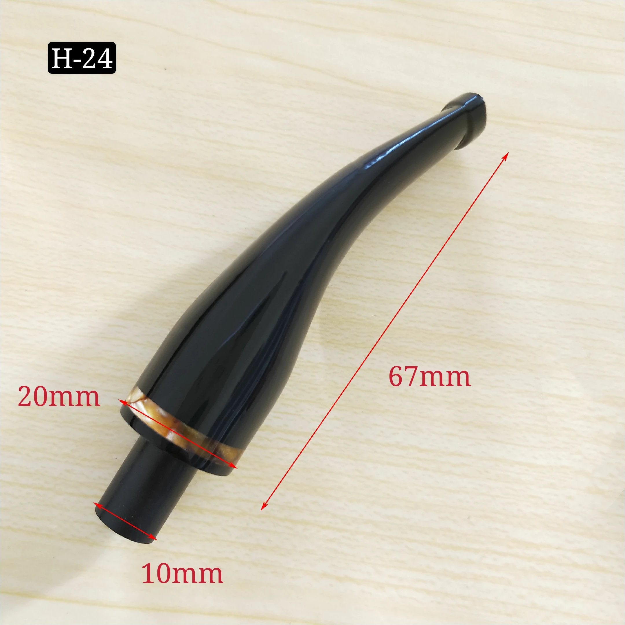 Pipe Bite Curved Handle Pipe Accessories Pipe Handle Accessories Diy Accessories 9mm Filter Cartridge Acrylic