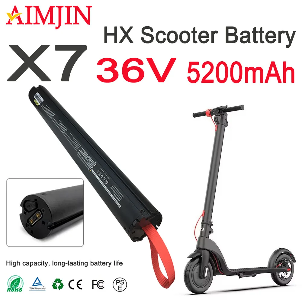 

2025 brand-new Upgrade for HX X7 5200mah electric scooter Dedicated battery Large capacity and Long lasting battery life