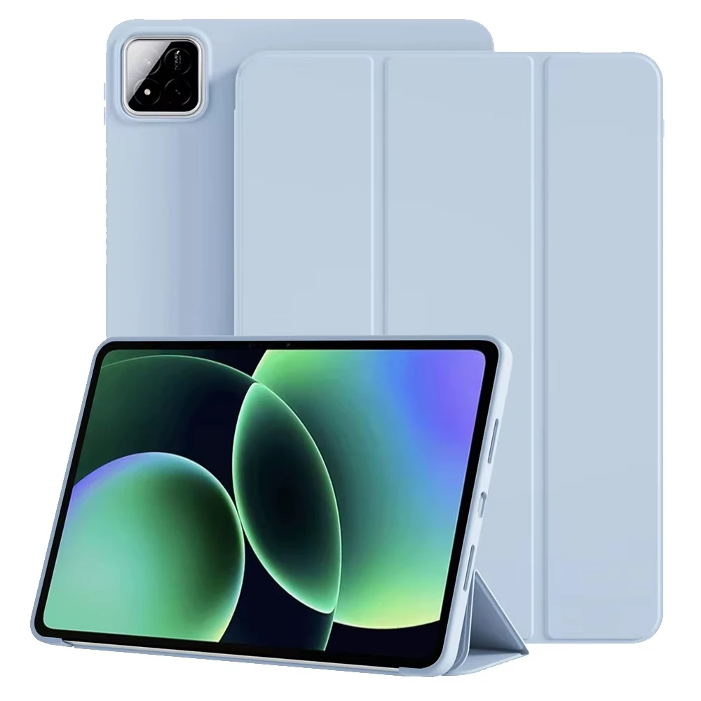 Cover for Xiaomi Pad 7/7 Pro, For Xiaomi Pad 8/8 Pro 11.2 Inch, Lightweight Trifold Stand Cover , Support Auto Wake / Sleep
