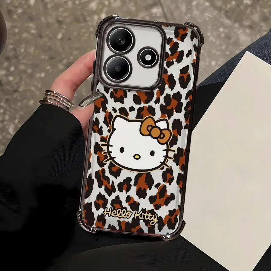 Funda para Xiaomi Redmi 13C A3x 14C K80 Pro F7 Ultra Soft Cover Cartoon Kitty