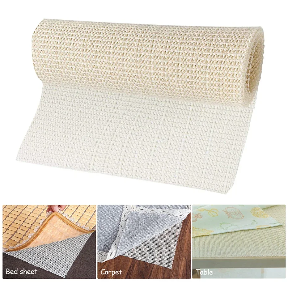 50X80cm Area Rug Gripper Pad Non-Slip Floor Protection Cushion Carpet Mat Cuttable Size Anti Slip Pad for Bed Sheet Carpet Table