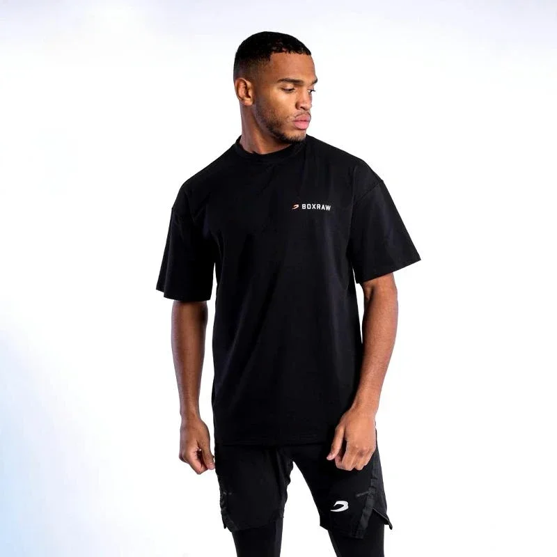 موضة رجالية 2025 ماركة الملاكمة الجديدة BOXRAW نحن لا نلعب الملاكمة المطبوعة الملاكمة 2025 تي شيرت جديد ساخن القطن المتضخم #5