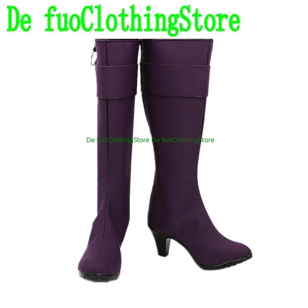 

DefuoClothing Trigger Happy Havoc Kyoko Kirigiri Kirigiri Kyouko Обувь для косплея Boot Рождественская игра Аниме Halloween DefuClothing