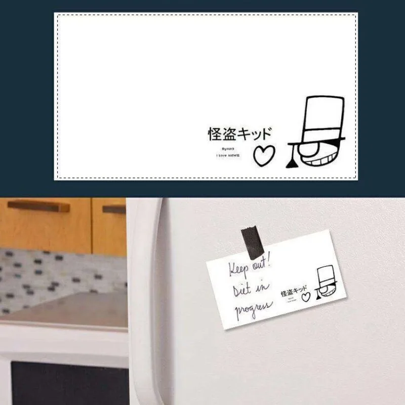 Carte de Message détective Conan, accessoires de Cosplay, Anime Kuroba Kaito, lettre d'invitation Conan Edogawa, cartes de visite manuscrites, jouets