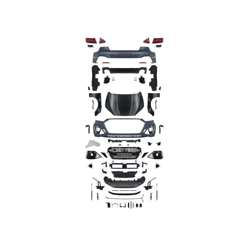 

Suitable for Audi A5 2012-2016, Modified Upgrade to 2021 Style RS5 Full Body Kit, Grille, Hood, Fenders and Bumper