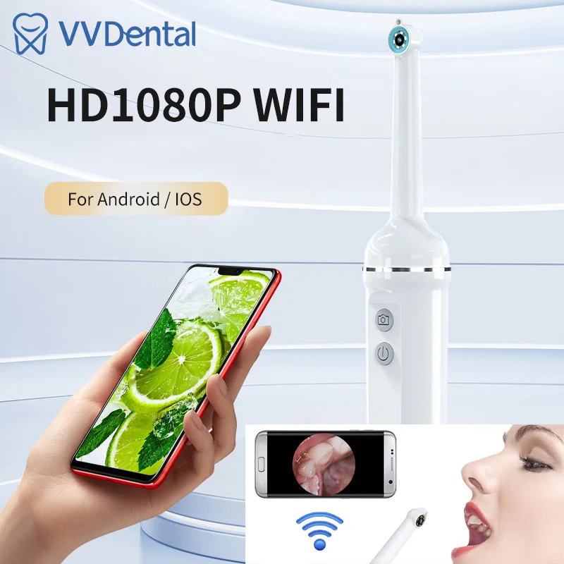 

1080P WIFI Intraoral Camera Wireless For IOS Android Oral Care High-Definition Video Dental Mini Endoscope USB Rechargeable