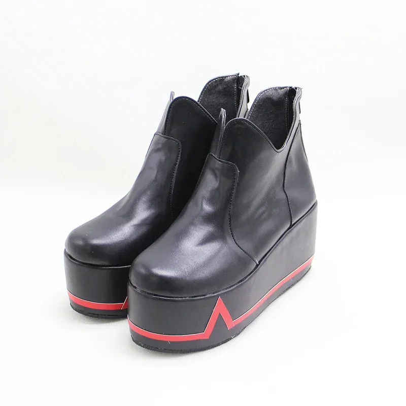 

Сапоги EVA 2025 11 Ayanami Rei, обувь из искусственной кожи для косплея, карнавальный реквизит на Хэллоуин, индивидуальный заказ