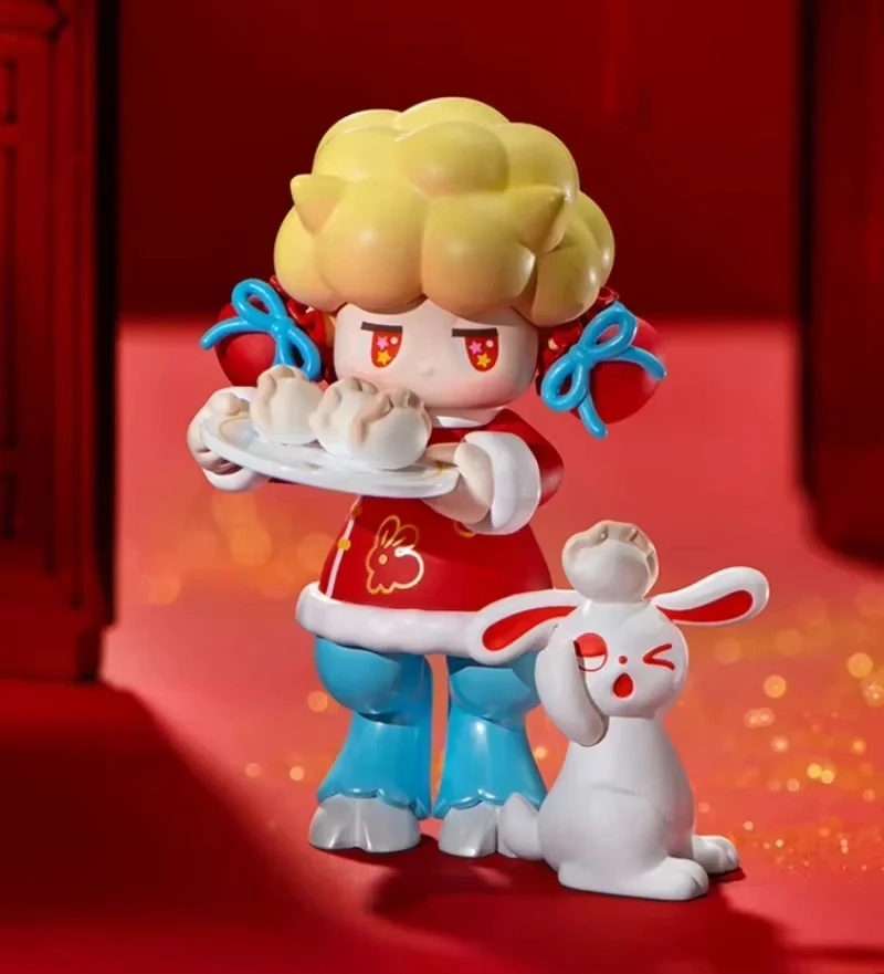 

Skullpanda Three, Two, One! Happy Chinese New Year Mystery Box Guess Bag Toys Doll Cute Anime Figure Desktop Ornaments Gift