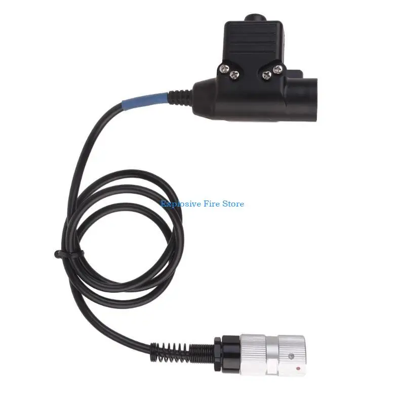 

C4DB Headset U94 Ptt with 6 Pin Connector Push to Talk Button for AN/PRC148 & PRC152 Walkie-talkie