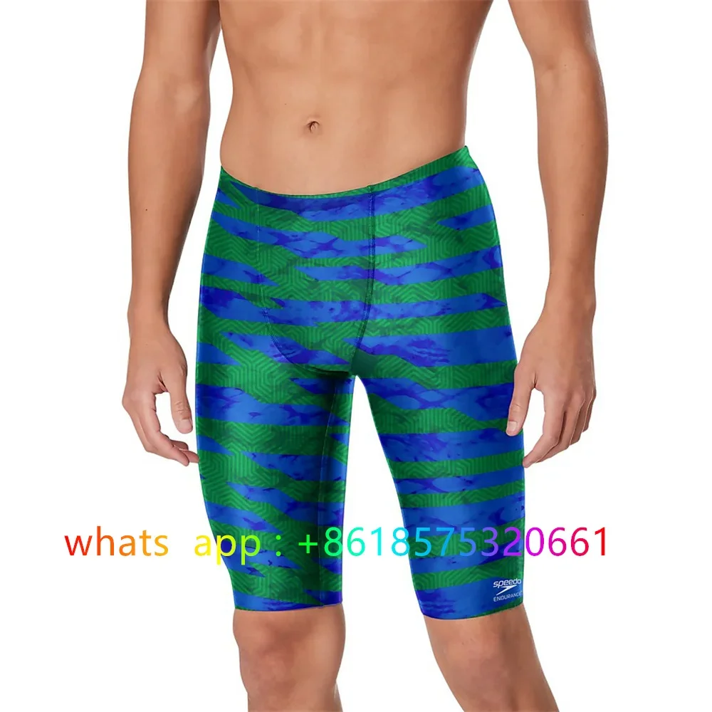 Men's Swim Jammers Competitive Swim Team Trunks Racing Swimsuit Athletic Swimming Shorts Endurance Surfing Pants 2025