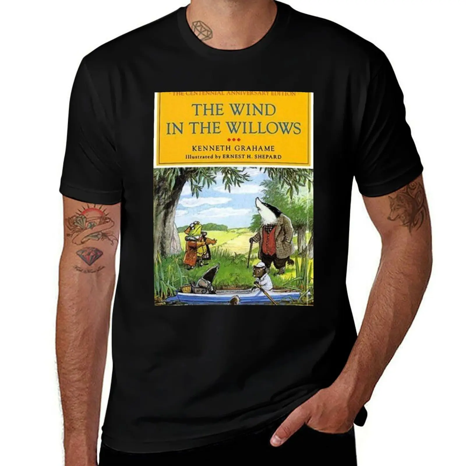 The Wind In The Willows Classic Children's Book Cover T-Shirt Breathable Travel T-Shirt