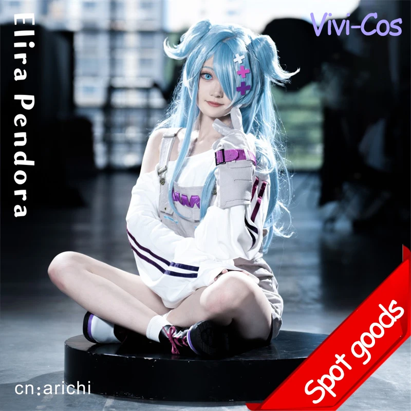 Vivi-Cos Anime Vtuber NIJISANJI Elira Pendora Cosplay Halloween Women's Costume Role Play Carnival New XS-XXL