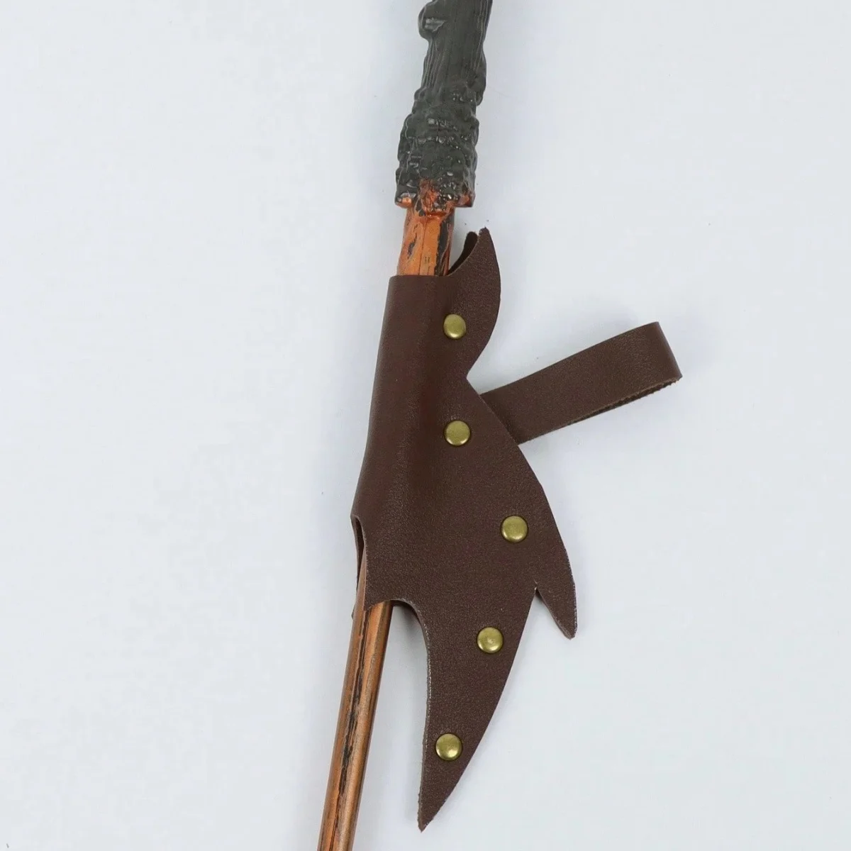 Medieval PU Leather Magic Wand Waist Holster, Wizard Witch Wand Storage Holder,LARP Role Play Halloween Costume Accessory