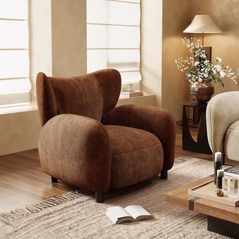 

Frame Designer Single Rocking Chair Velvet Classic Comfy Floor Living Room Chairs Luxury Relaxing Muebles Para Hogar Furniture