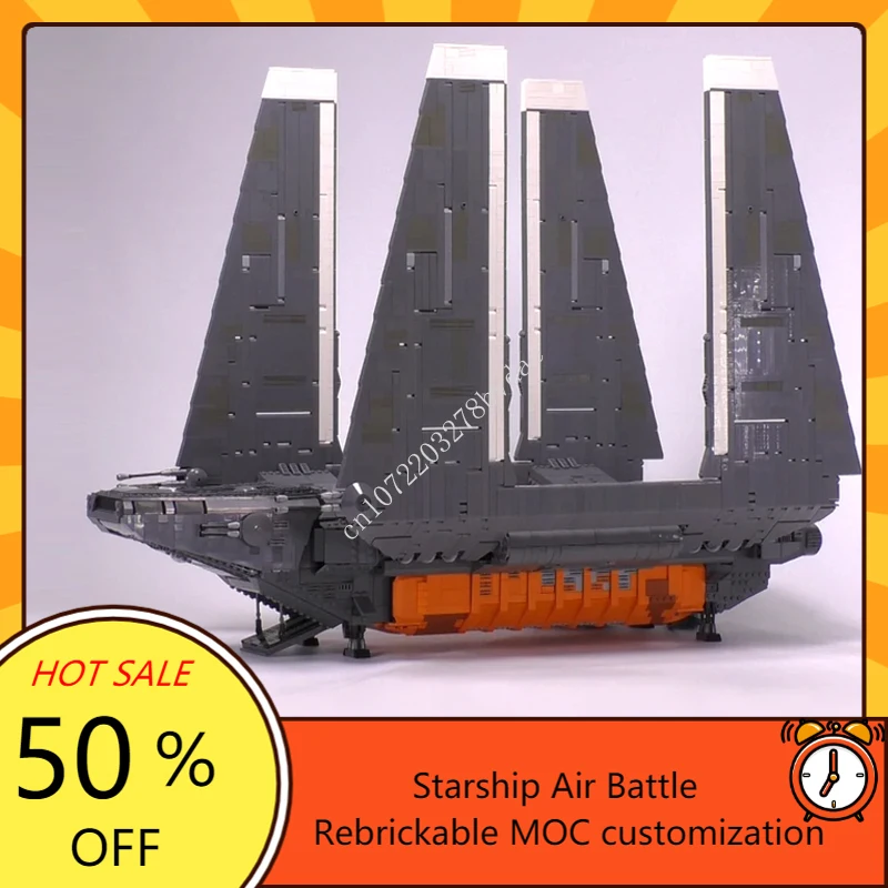 Zeta-Class البضائع المكوك حرب الفضاء العسكرية MOC سفينة الفضاء ستارفايتر معركة عيد الميلاد لغز DIY بها بنفسك عيد ميلاد الجمعية لعبة هدية