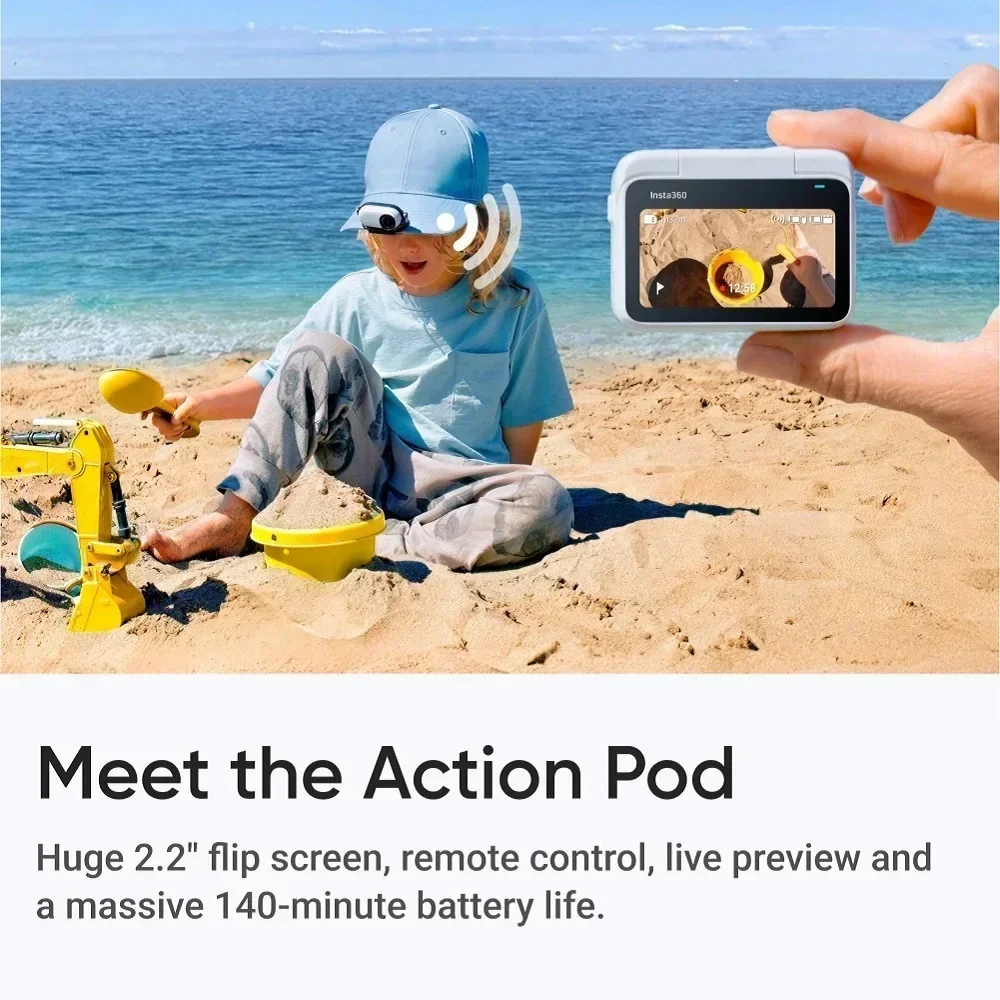 Insta360 GO 3S Mini Action    4K 10m Waterproof  Small Tiny Stabilization Sport Cam Insta 360 GO3 GO 3 For Vlog