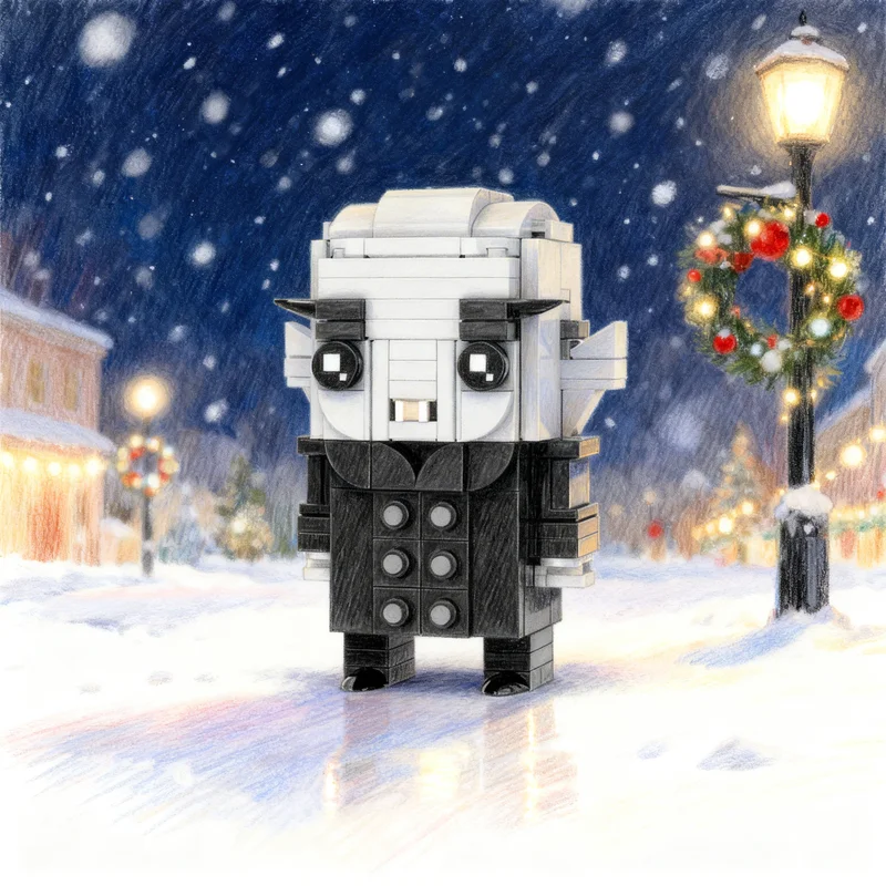 Paquete de 206 Piezas de Bloques de Construcción MOC Count Orlok Brickheadz Nosferatu, Serie Creativa Coleccionable, Juguete de Regalo para Coleccionistas