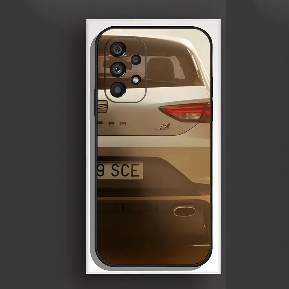 Leon Fr 5F-Vector Drawing Luxury Phone Case For Samsung S 24 23 22 21 20 plus ultra a M 34 54 53 luxury Black shell Cover