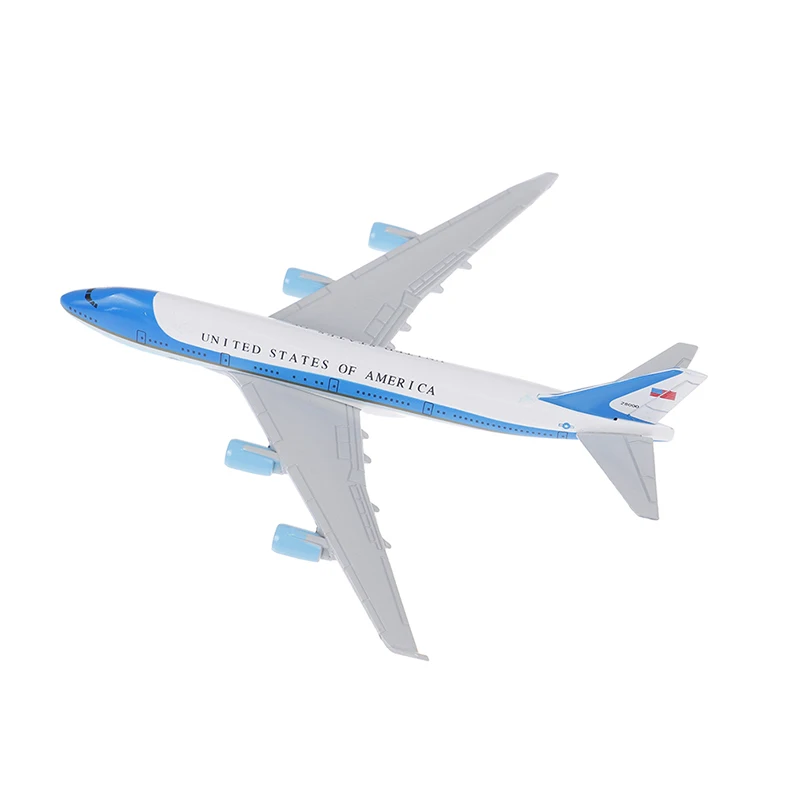16CM USA Air Force One Model samolotu Boeing 747 Diecast Model Collectionl Gift