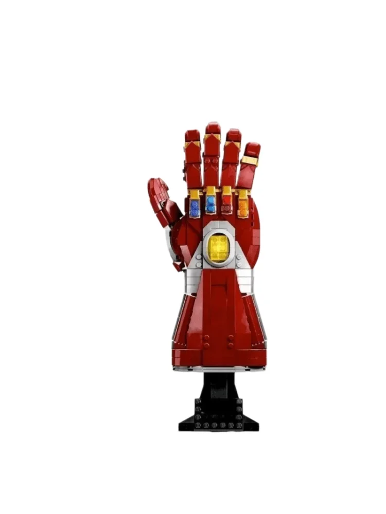 New 2026 Superhero Unlimited Glove Model Building blocks, 675 particles, creative Education Christmas Day Gift view 3