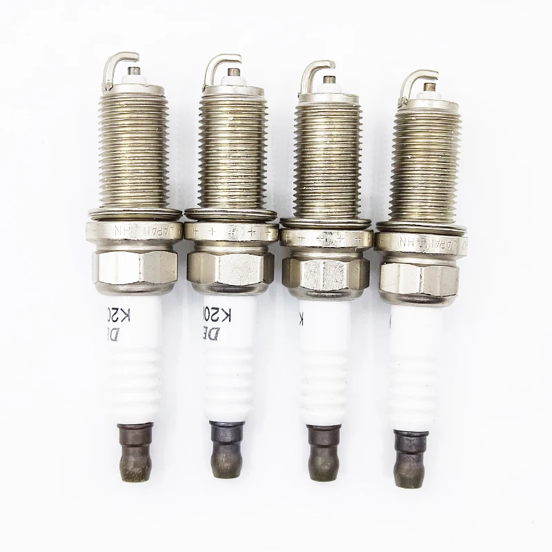 4pcs 90919-01235 K20HRU11 Spark Plug For Toyota Cruiser Land Prado FJ 4Runner Tacoma Fortuner Yaris 9091901235 K20HR-U11