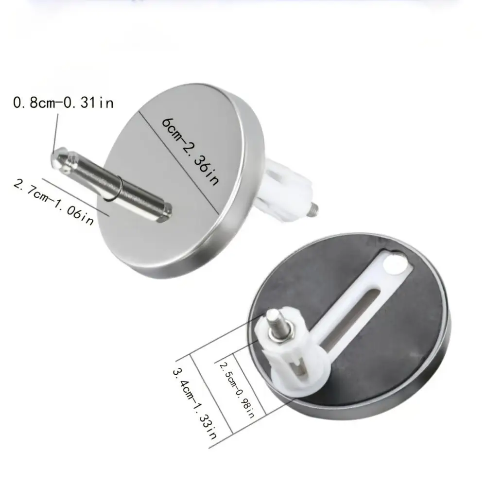 1Pair Stainless Steel Toilet Seat Connector Replacement Furniture Hardware Accessories Toilet Seat Bolts and Screws Bathroom