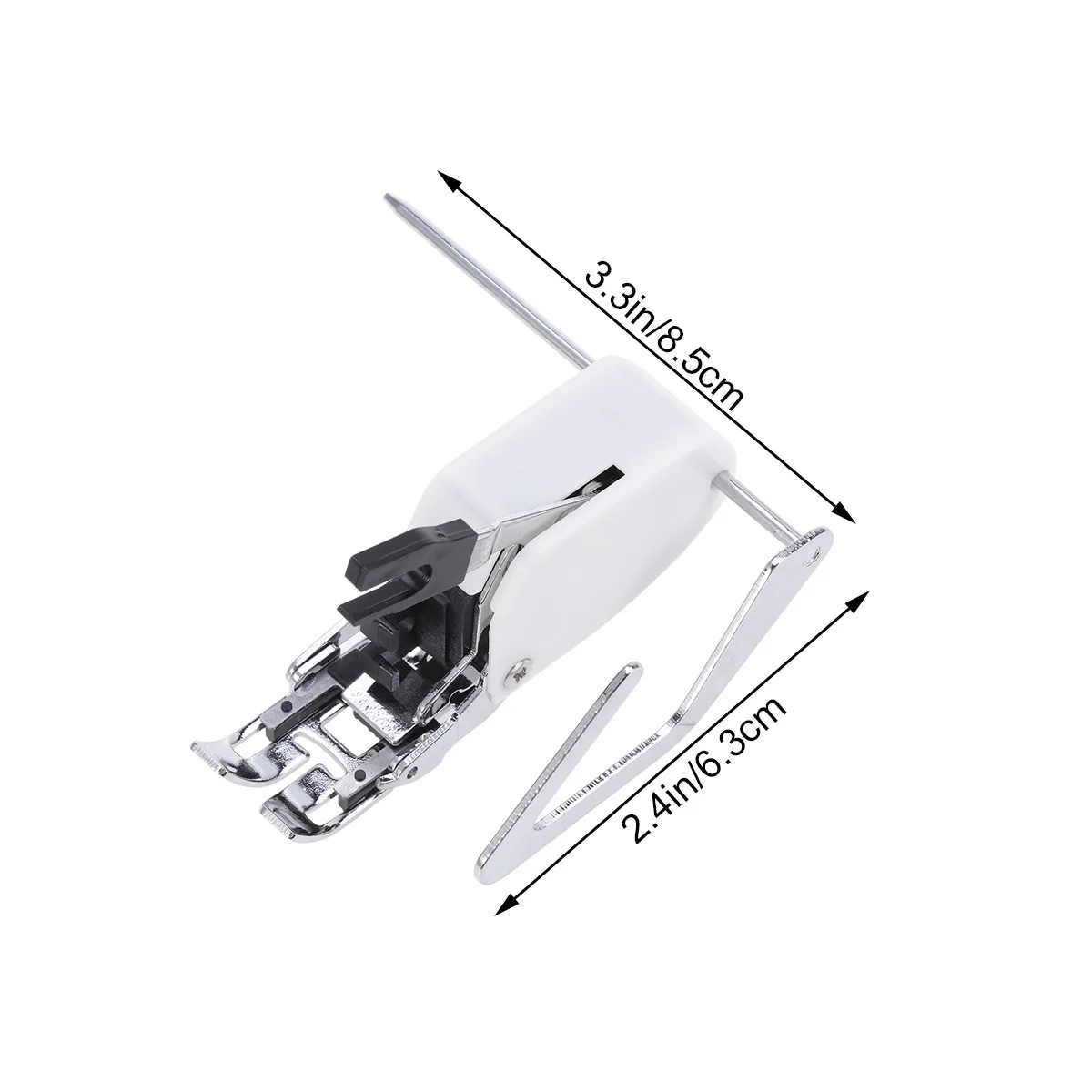 Sewing Machine Even Feed Walking Foot Durable Plastic Metal Screw On For Domestic Machines Quilting Guide Included New