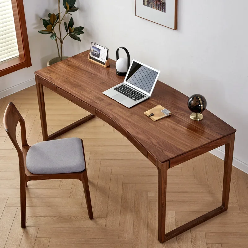 

Скандинавский стол из массива дерева, современный многофункциональный роскошный стол для гостиной, спальни, офиса, американская винтажная мебель для дома FYOD