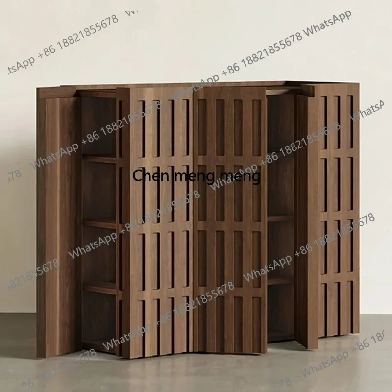 

New solid wood cabinet hotel, model room decoration, dining side cabinet