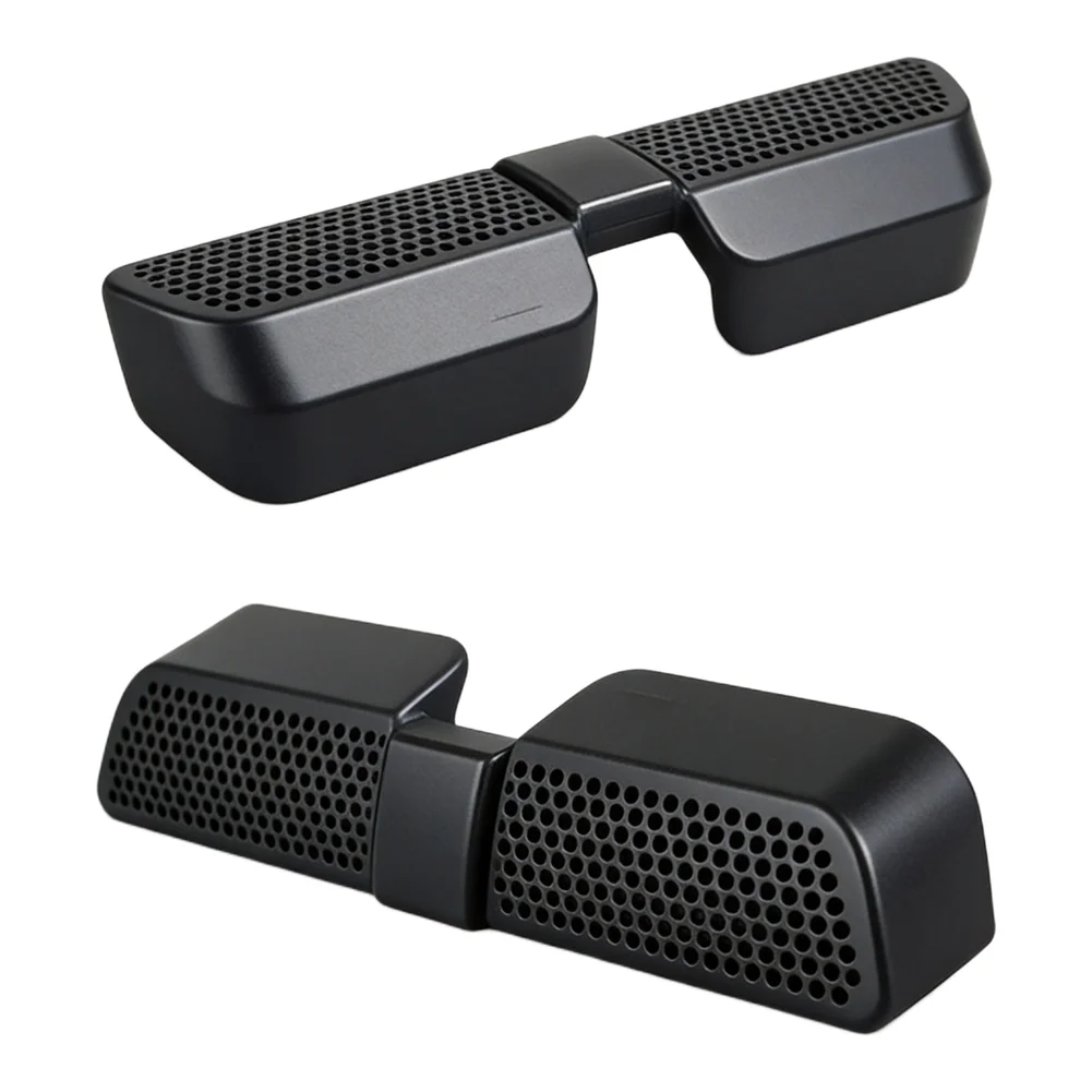 Rear Air Outlet Grille Air Vent Cover Interior Car Rear Air Outlet Black Stay Clean And Tidy No Effect On Air Flow