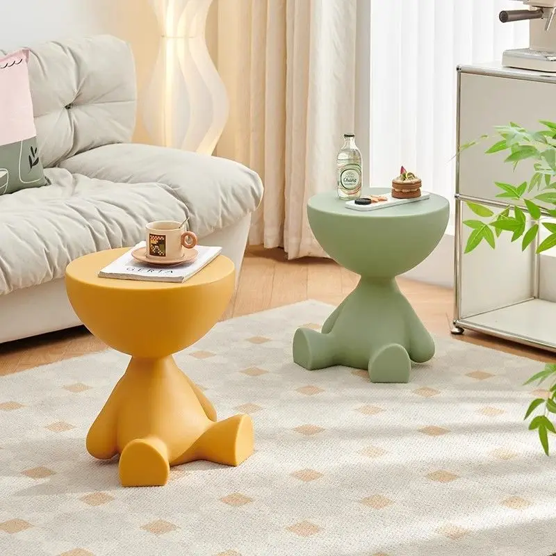 Creative small flat tea table, living room, home chairs, sofa, balcony, small tea table bedroom corner bed head table End Tables