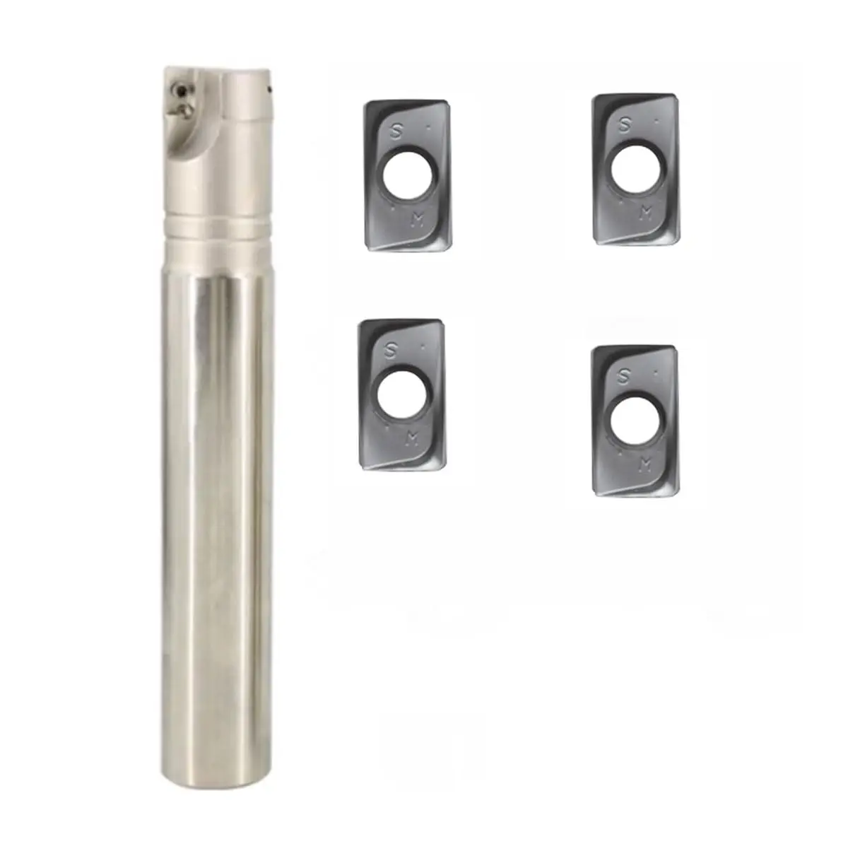 LOMU10 Milling Tool Holder Set 20mm Clamping Handle 20mm 2 Edges Length 150mm 20pcs Inserts LOMU100408ER SM PR1535