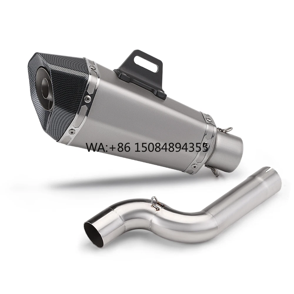 2020-2025 Slip-On Motorcycle Exhaust Systems for F900R F900XR F900R XR New 51mm Interface Mid Link Pipe Modification for F900R